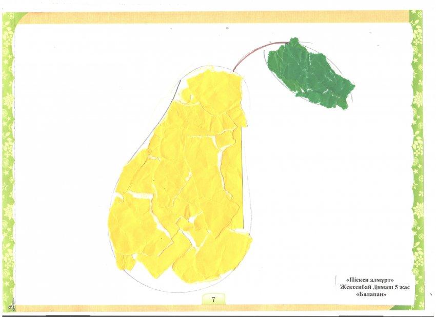 Балалардың бейнелеу оқу қызметіндегі жұмыстары 2021-2022 жыл. №1 "Балапан" (6 жас) мдт.